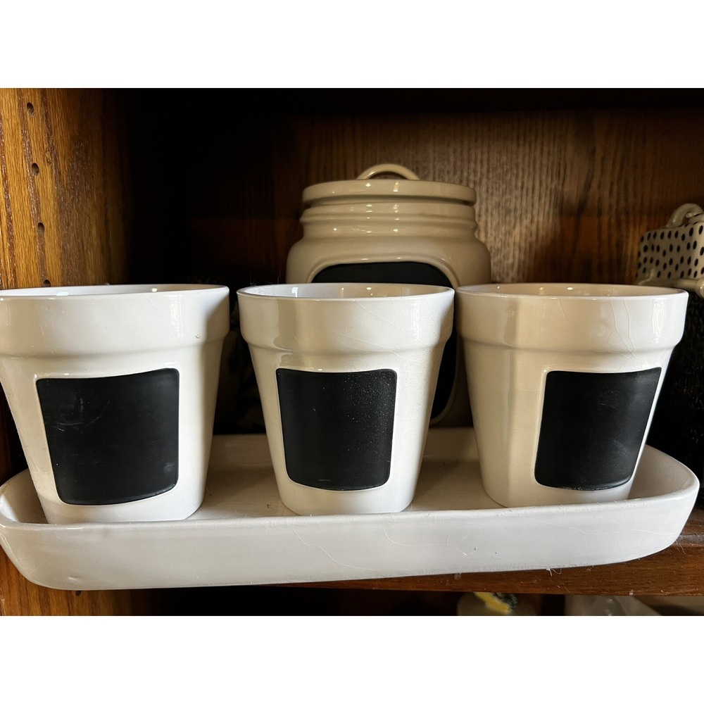 Original Vintage Rae Dunn Take Note Planters *READ*
